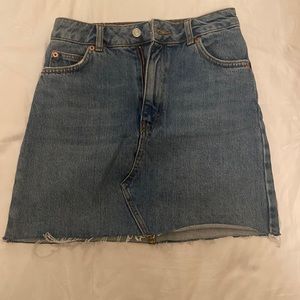 TOPSHOP denim skirt